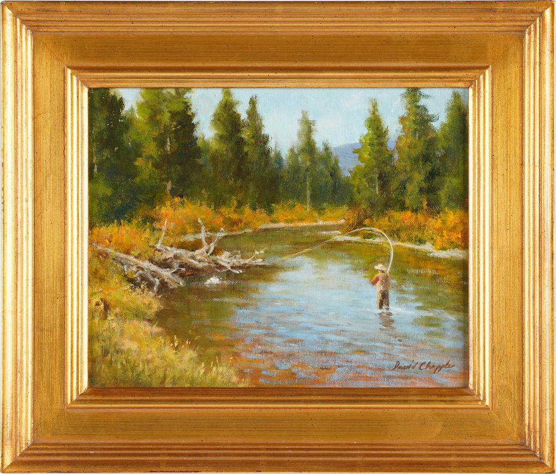 DAVID CHAPPLE (B. 1947): FALL FLY FISHING (1 of 9)