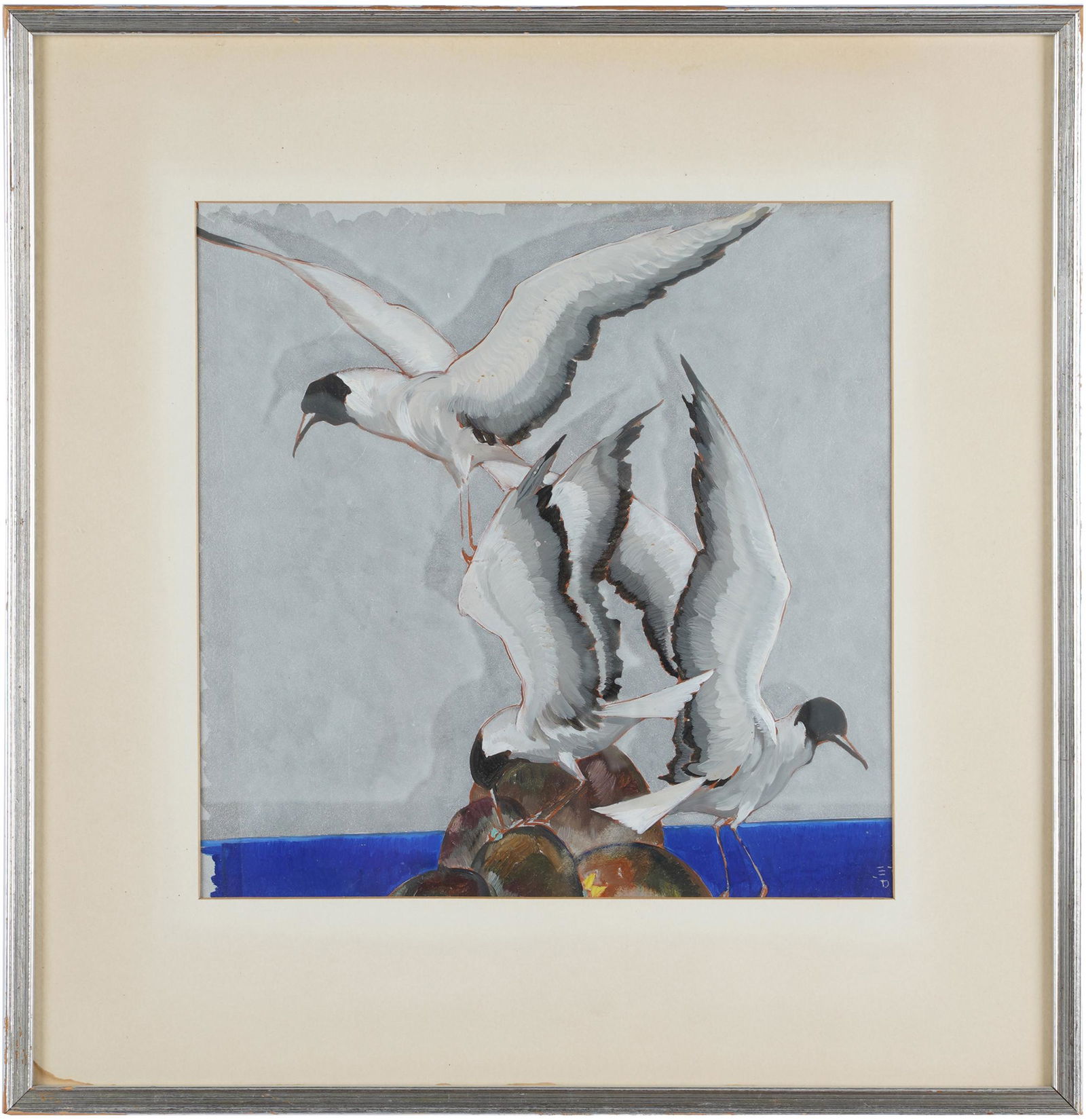 STARK DAVIS (1885-1950): "TERNS" (1 of 9)