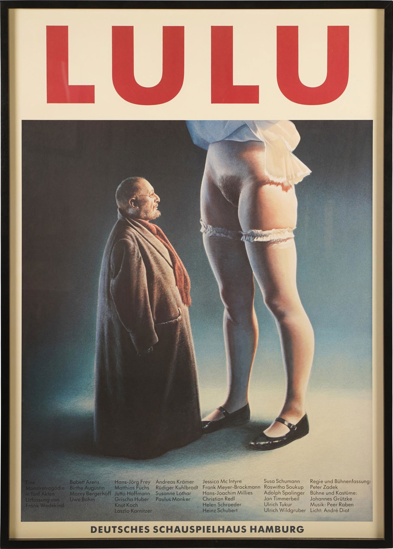 LULU GERMAN LITHOGRAPH POSTER (1 of 8)