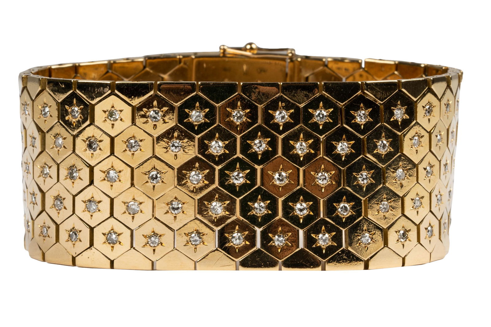 FRENCH RETRO ERA 18 KARAT YELLOW GOLD & DIAMOND (1 of 9)