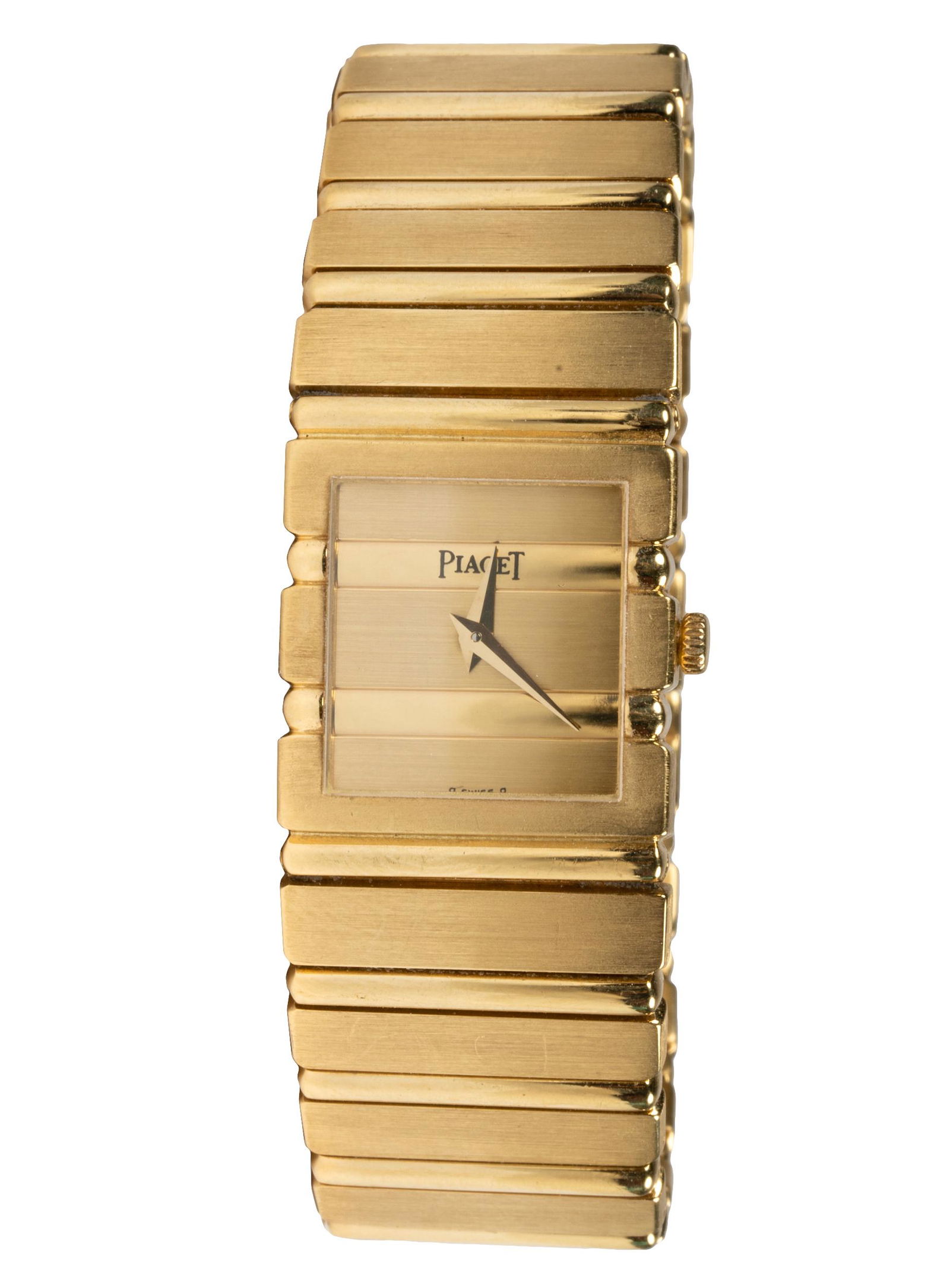 PIAGET 18 KARAT YELLOW GOLD WATCH (1 of 11)