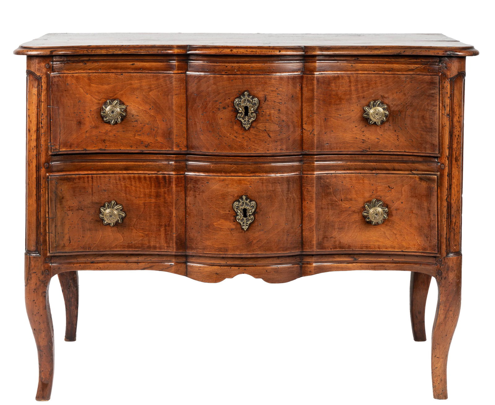 LOUIS XV PROVINCIAL WALNUT COMMODE (1 of 10)