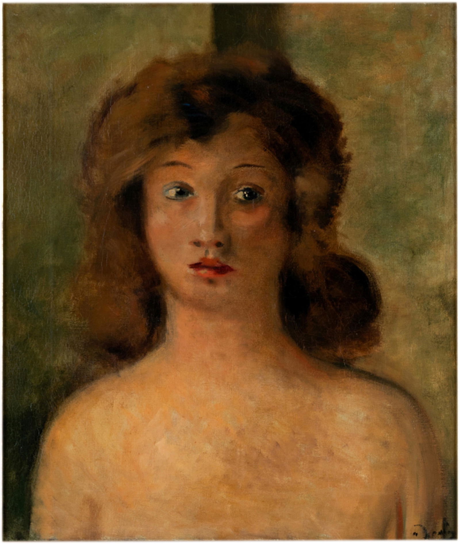 ANDRE DERAIN (1880-1954): "BUSTE DE FEMME" (1 of 13)