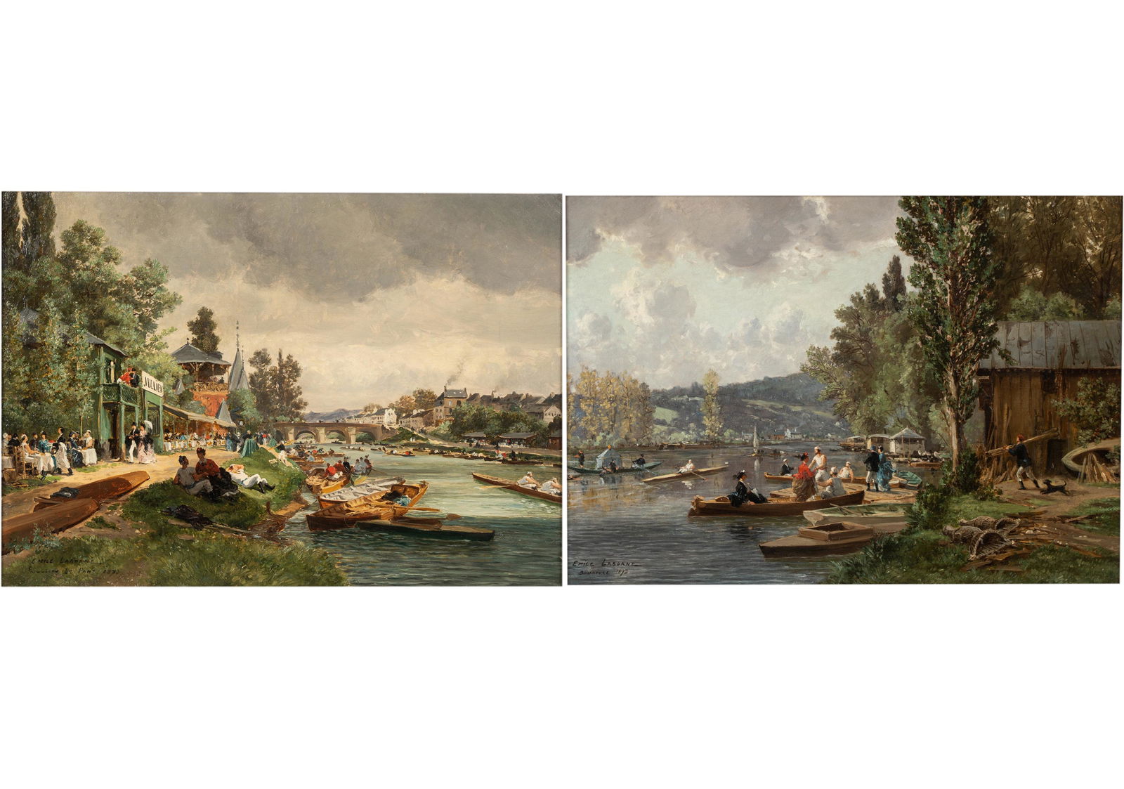 EDME EMILE LABORNE (1837 - 1913): TWO WORKS (1 of 20)