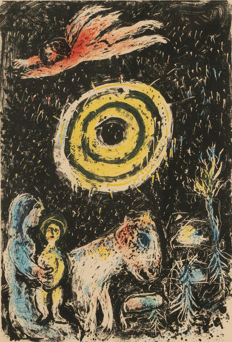 MARC CHAGALL (1887 - 1985): "WINTER SUN" (1 of 11)