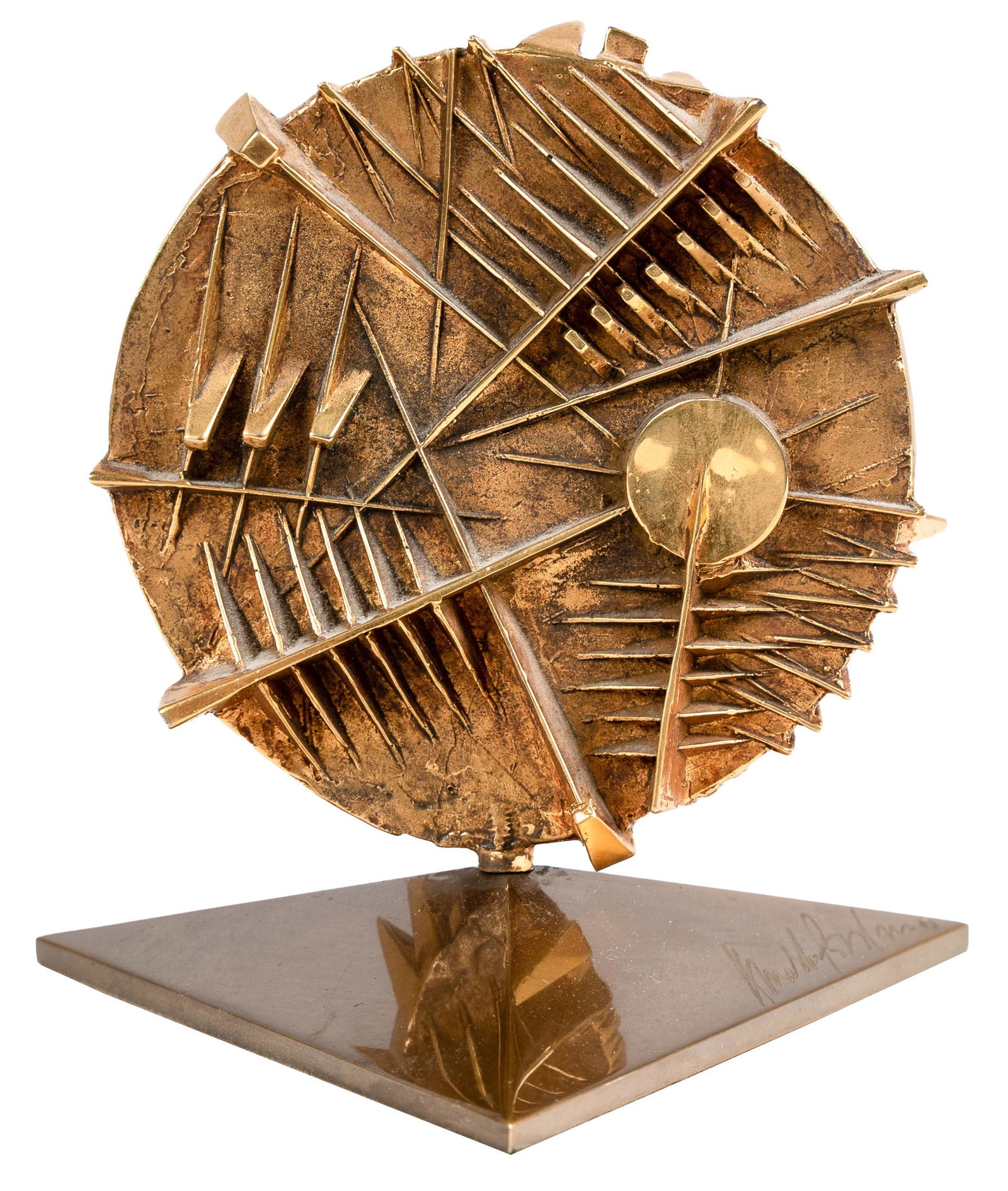 ARNALDO POMODORO (B. 1926): "RUOTA PICCOLA PER ALFA (1 of 8)