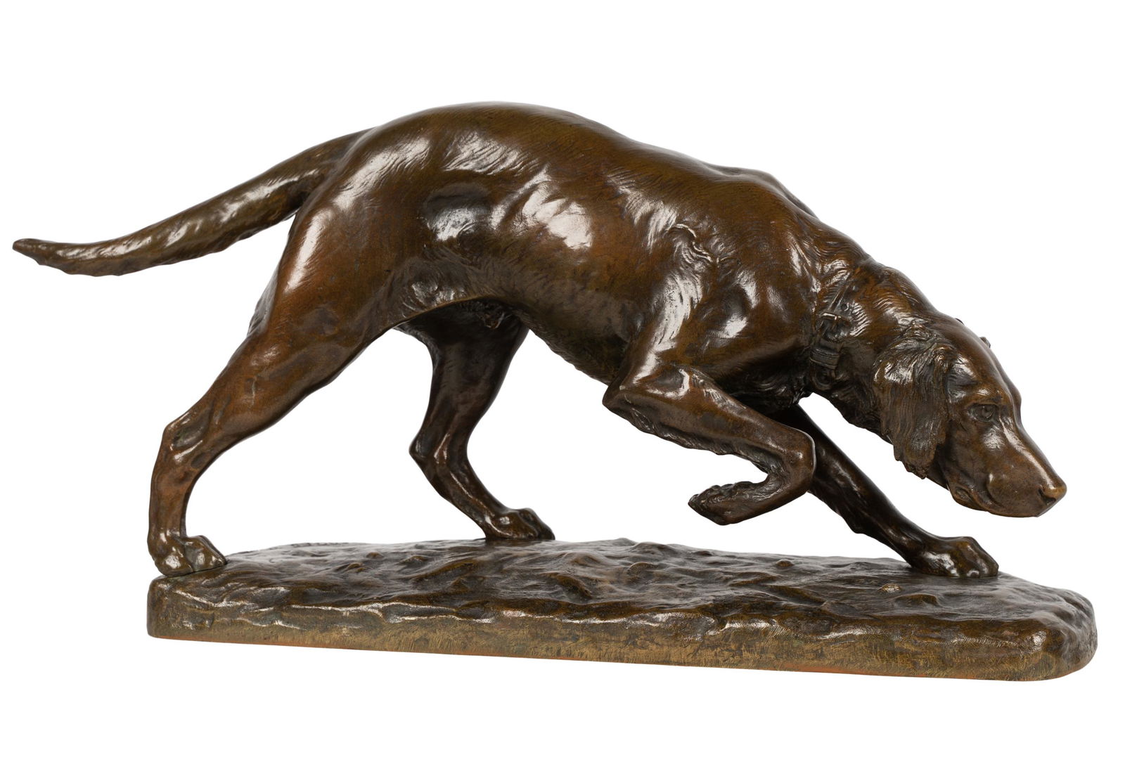 GEORGES GARDET (1863 - 1939): HUNTING DOG (1 of 12)