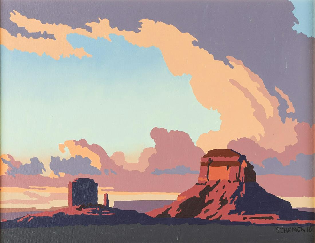 BILL (WILLIAM CLINTON) SCHENCK (B. 1947): "STUDY OF (1 of 14)