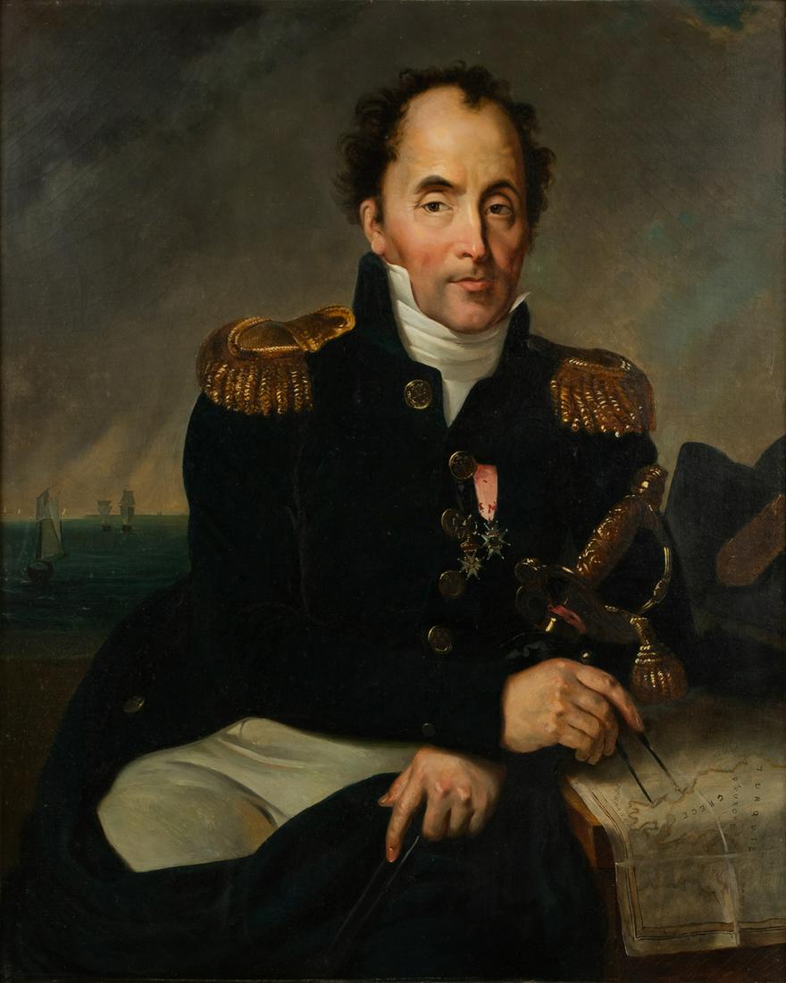 ENGLISH SCHOOL: PORTRAIT OF A SHIP'S CAPTAIN (1 of 13)