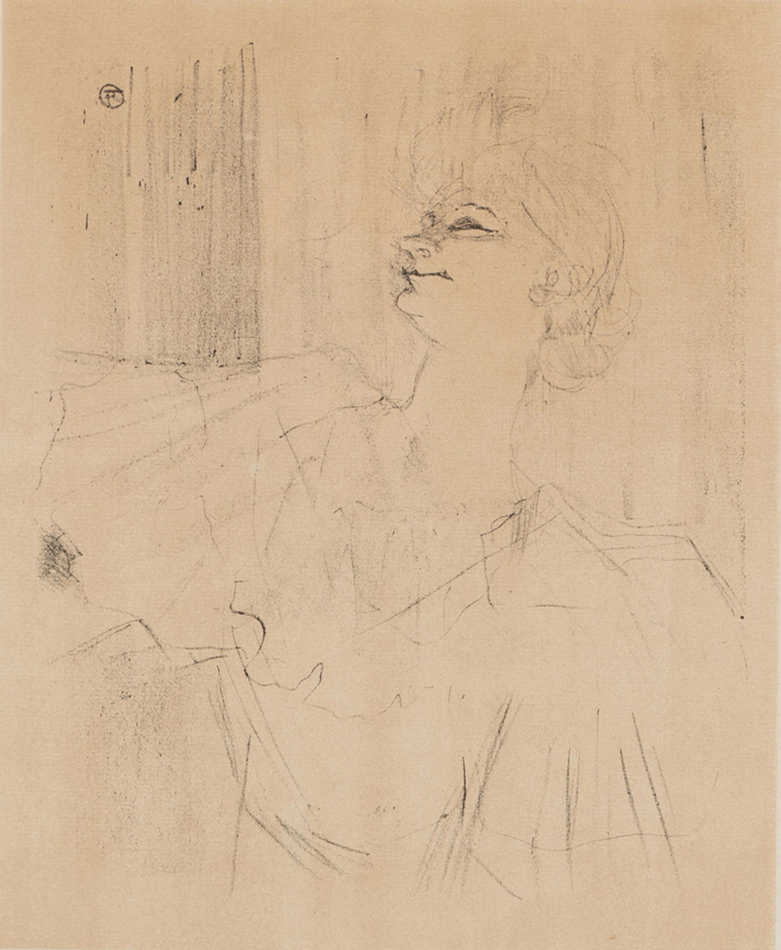 HENRI DE TOULOUSE-LAUTREC:" YVETTE GUILBERT, A (1 of 10)