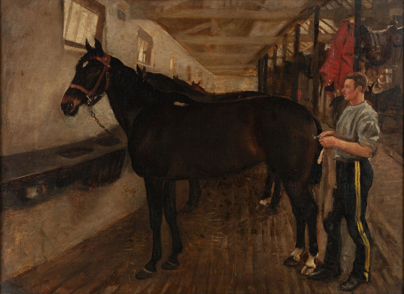 ENGLISH SCHOOL (19TH CENTURY): "MIDDAY STALLS HOUR" (1 of 11)