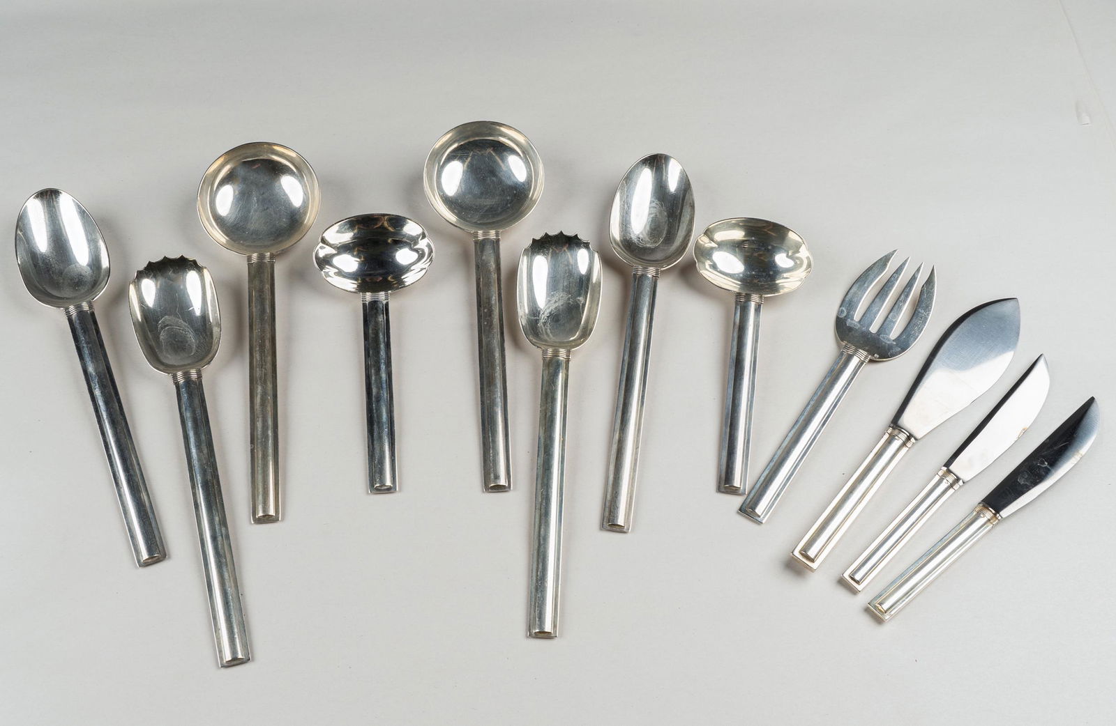 PUIFORCAT "CANNES" STERLING SERVING PIECES (1 of 9)