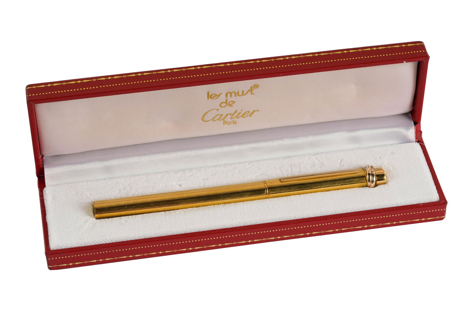 MUST DE CARTIER GOLD-PLATE PEN (1 of 6)