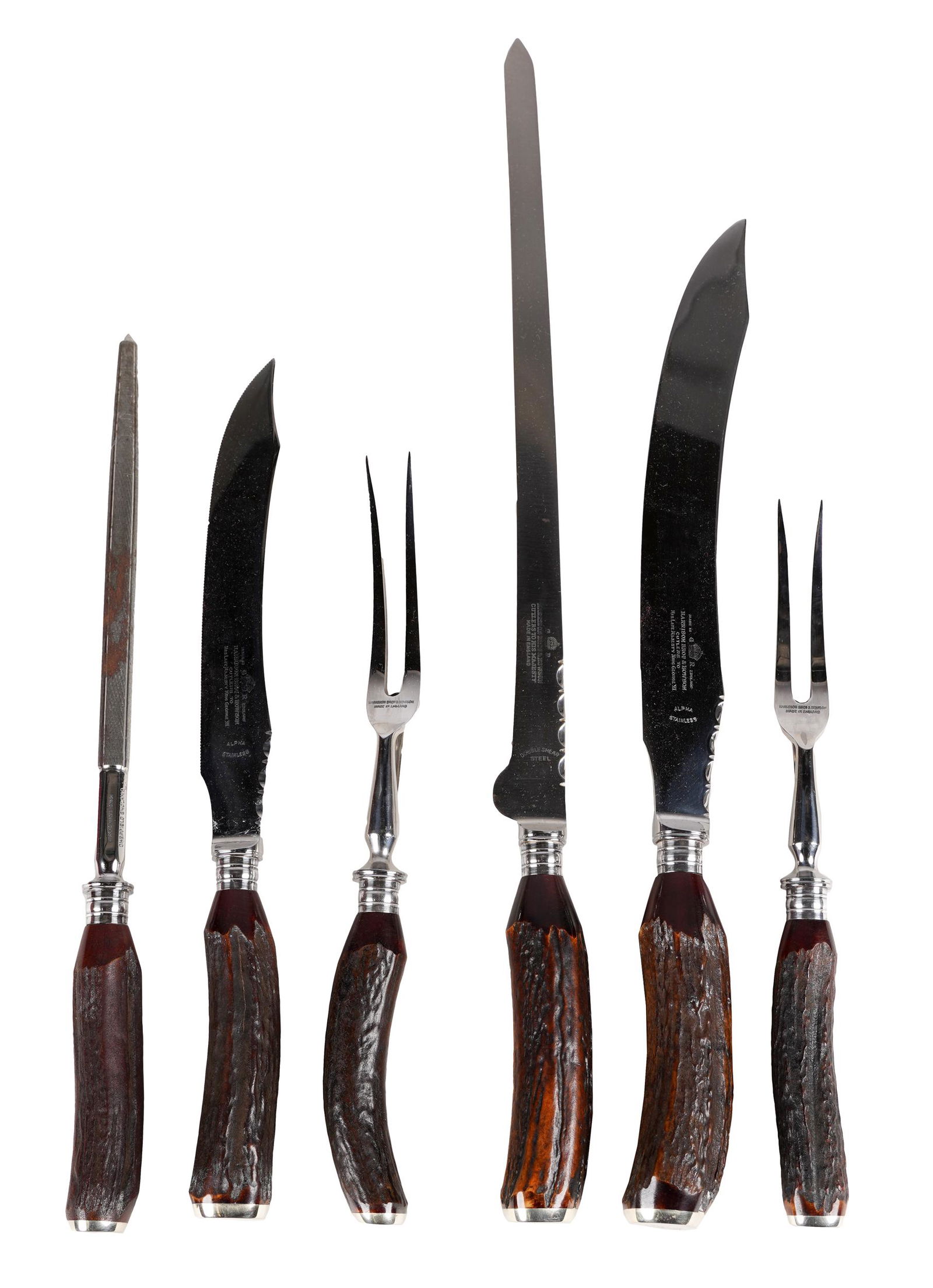 JACK BENNY-OWNED CARVING SET (1 of 6)