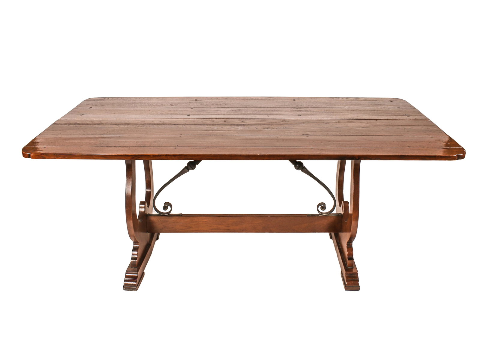 SPANISH REVIVAL STYLE WALNUT TABLE (1 of 9)