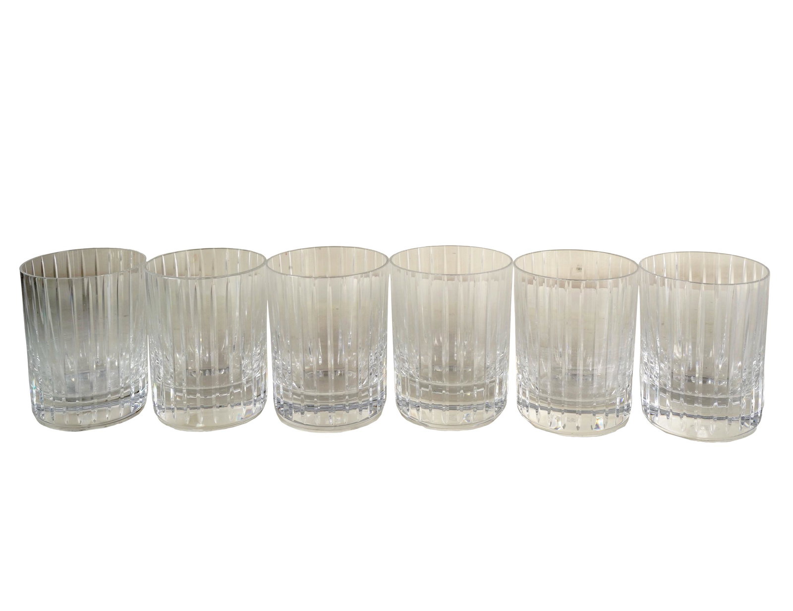 SIX BACCARAT CRYSTAL TUMBLERS (1 of 9)