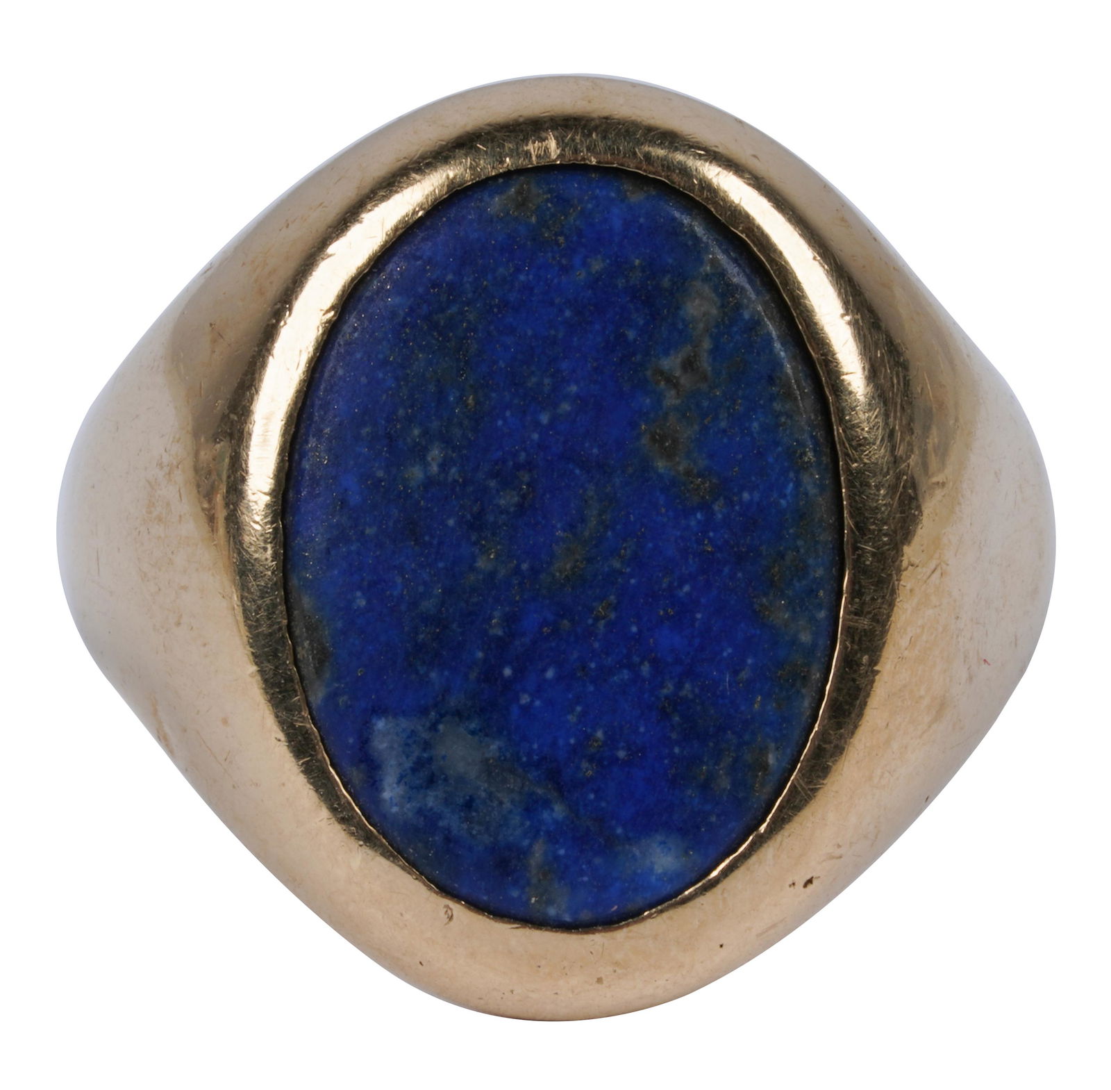 14 KARAT YELLOW GOLD & LAPIS LAZULI RING (1 of 5)