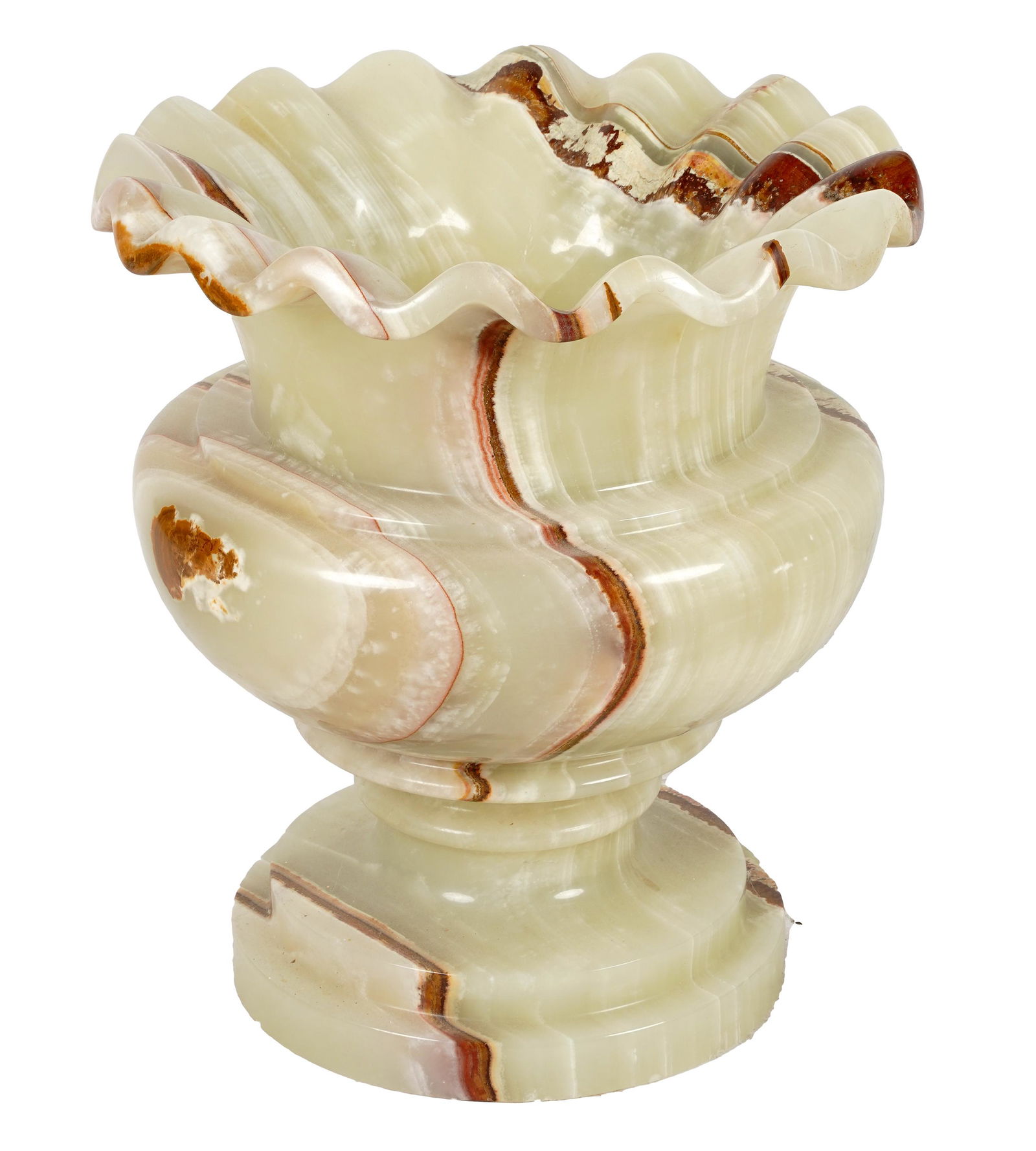 ITALIAN ROCOCO-STYLE ONYX VASE (1 of 6)
