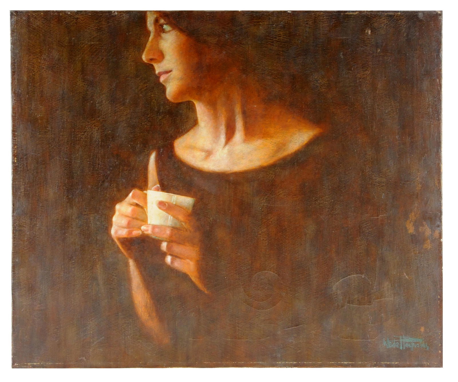WADE REYNOLDS (1929 - 2011): WOMAN WITH CUP (1 of 6)