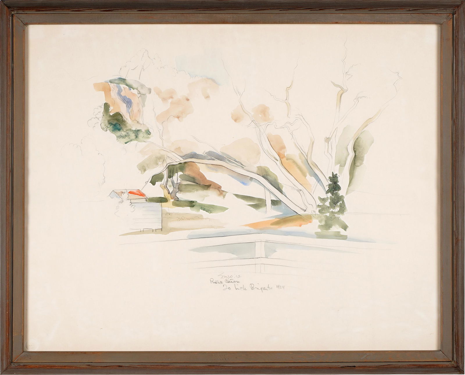 STANTON MACDONALD WRIGHT (1890 - 1973): RUSTIC CANYON (1 of 7)