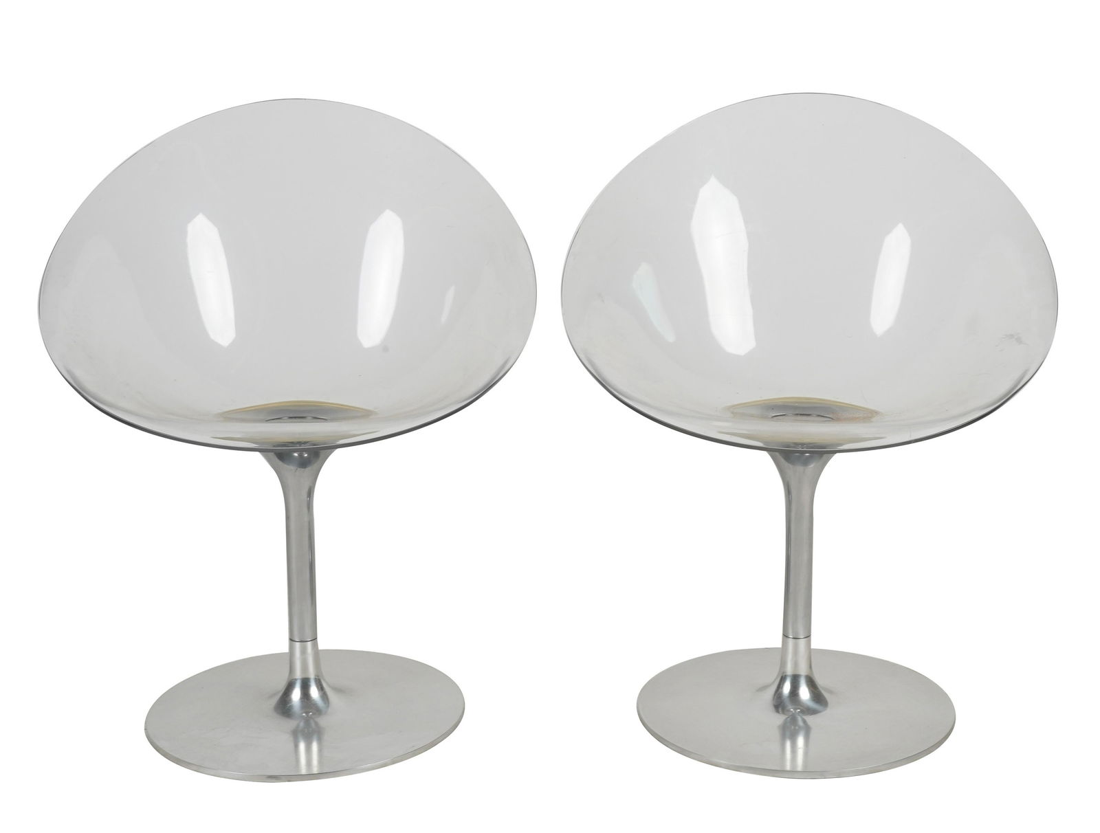 PHILIPPE STARCK FOR KARTELL: PAIR "EROS" CHAIRS (1 of 6)
