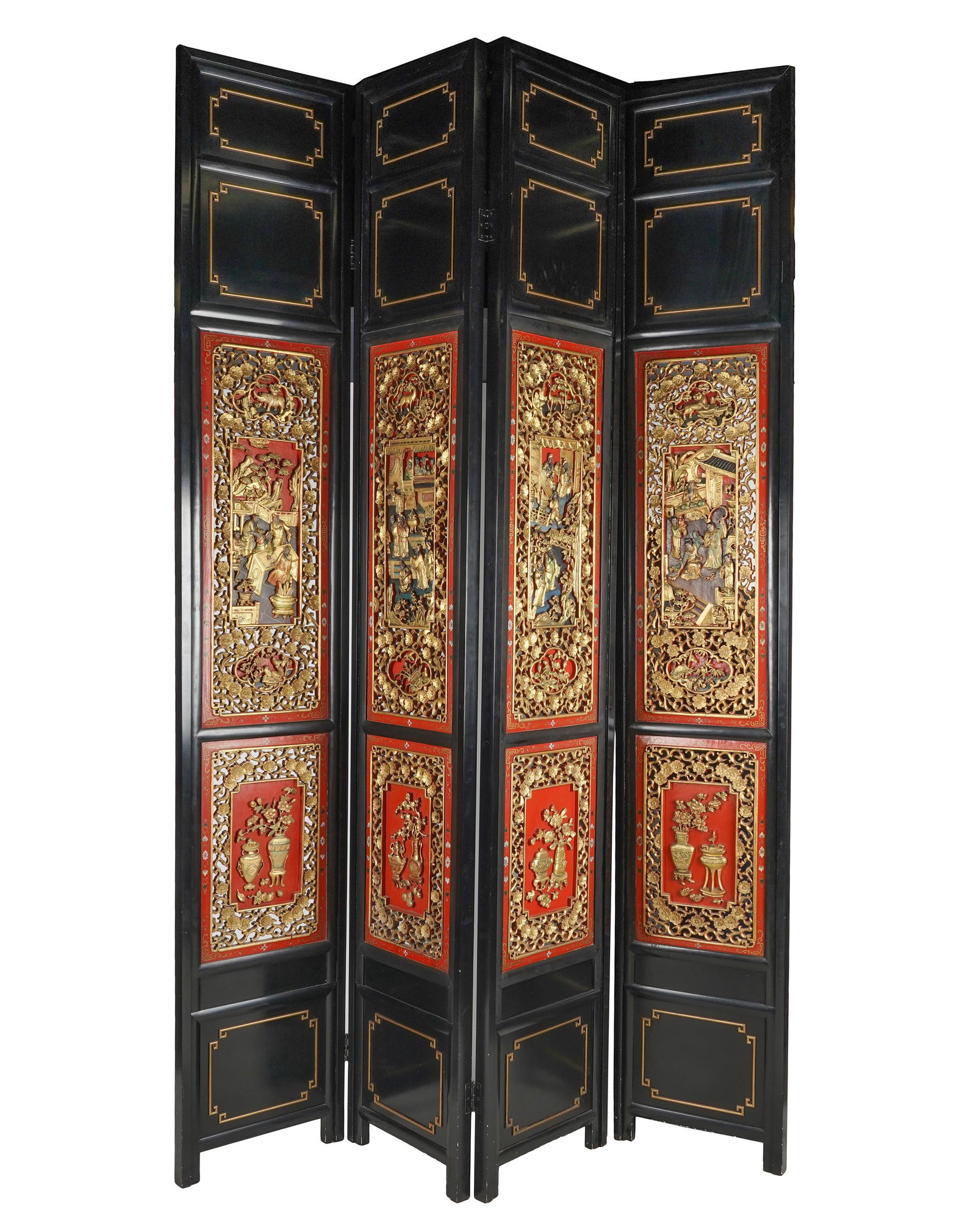EIGHT CARVED & GILT PANELS (1 of 7)