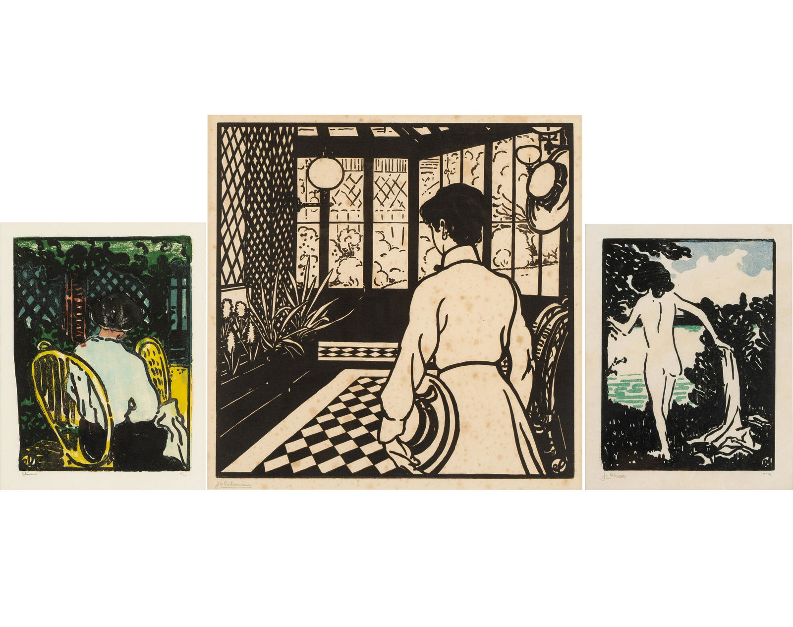 JEAN Ã‰MILE LABOUREUR (1877 - 1943): THREE WORKS (1 of 20)