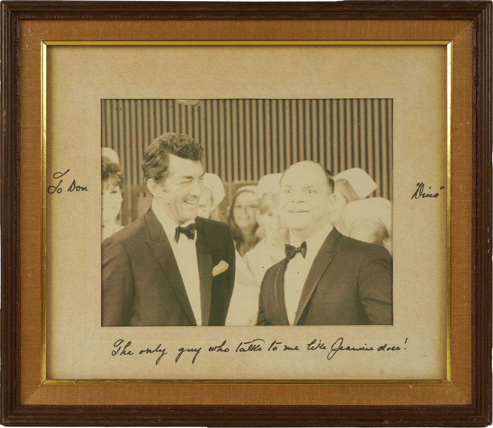 DON RICKLES DEAN MARTIN INSCRIBED & SIGNED PHOTO (1 of 11)