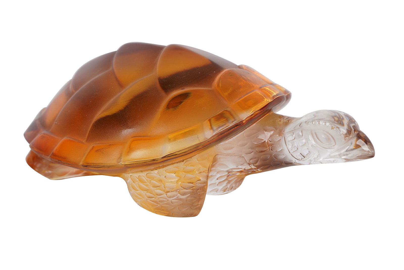 DON RICKLES LALIQUE AMBER & CLEAR TURTLE (1 of 9)