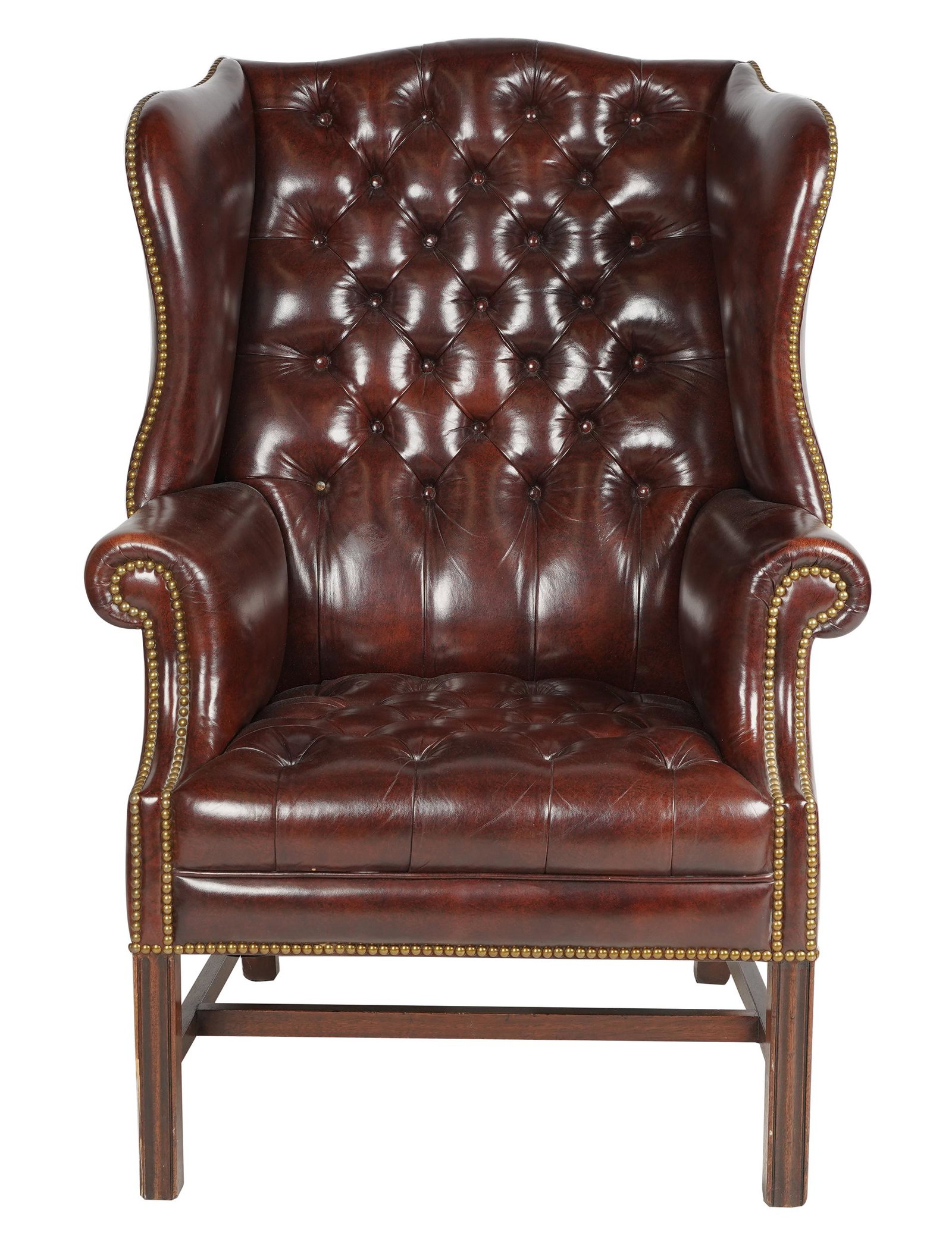 DON RICKLES LEATHER WINGCHAIR (1 of 12)