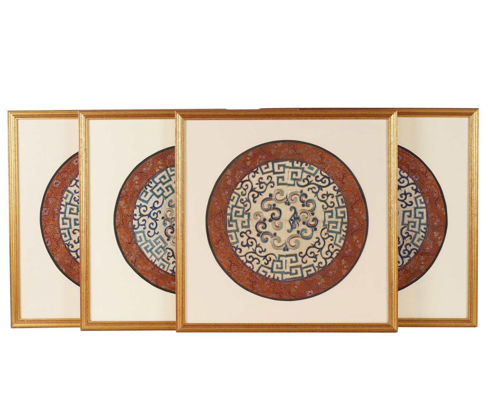 DON RICKLES FOUR CHINESE EMBROIDERED TEXTILES (1 of 6)