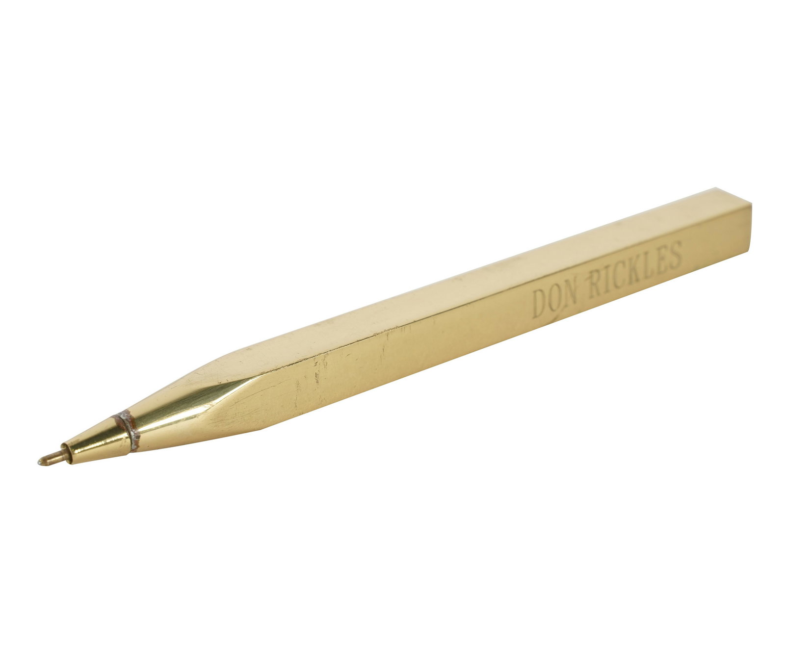 DON RICKLES ENGRAVED BRASS INK PEN (1 of 5)
