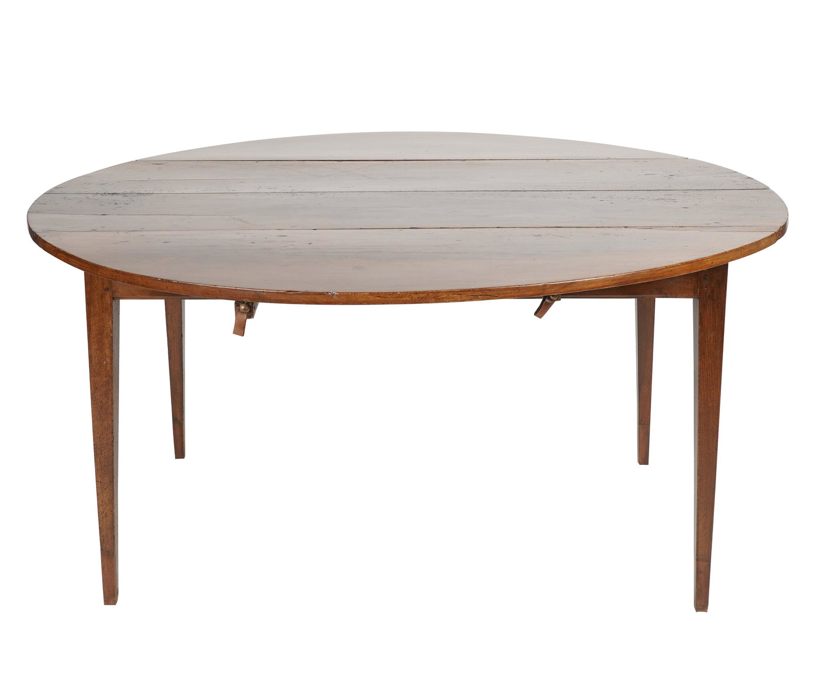 NORMAN LEAR: WALNUT DROP-LEAF TABLE (1 of 5)
