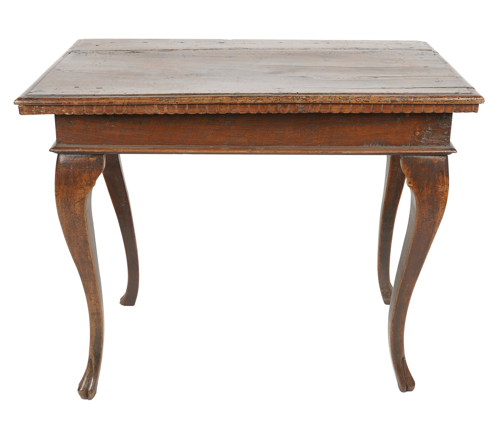 NORMAN LEAR: CONTINENTAL CARVED WALNUT OCCASIONAL TABLE (1 of 7)