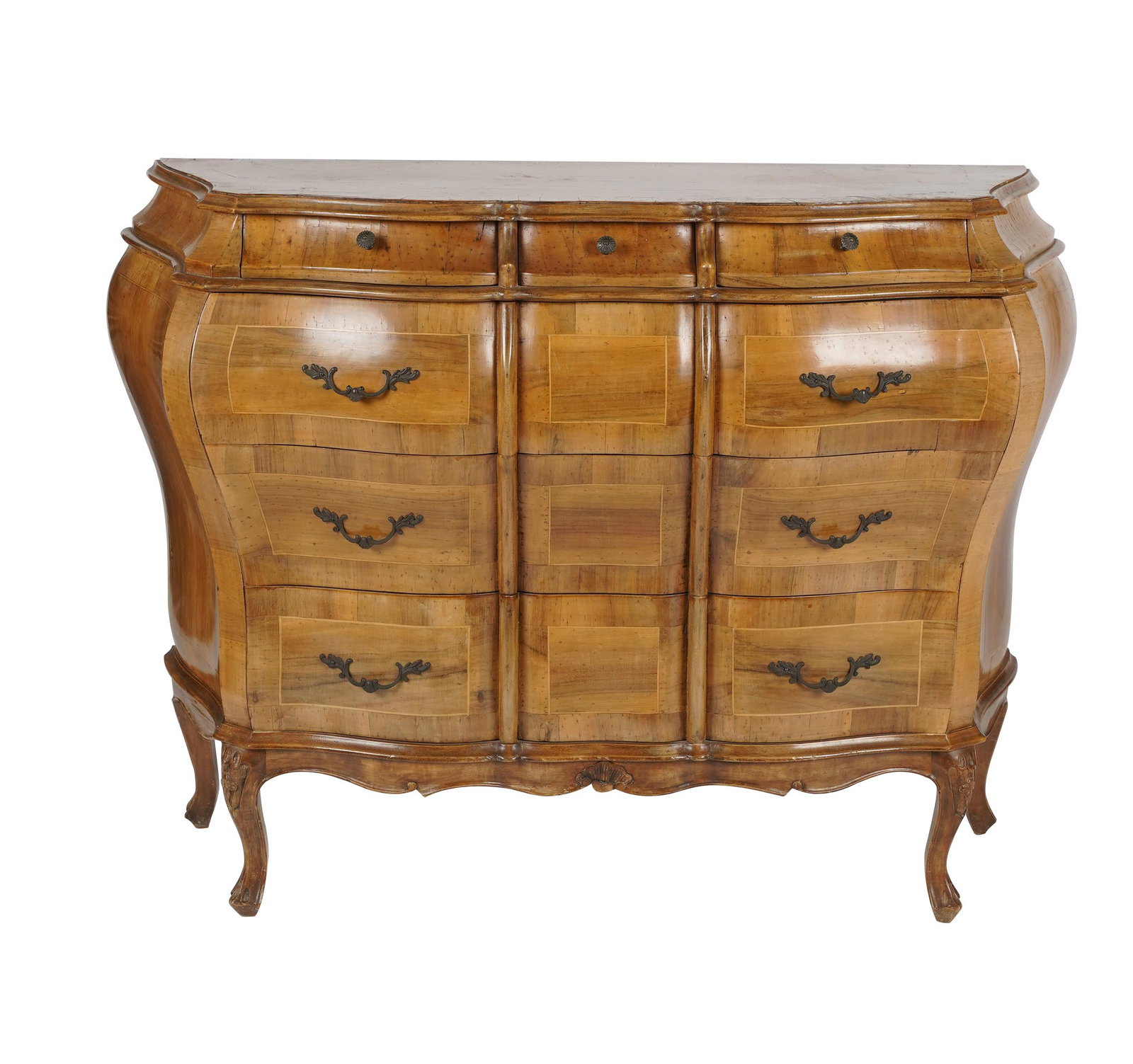 ITALIAN ROCOCO BOMBE COMMODE (1 of 10)