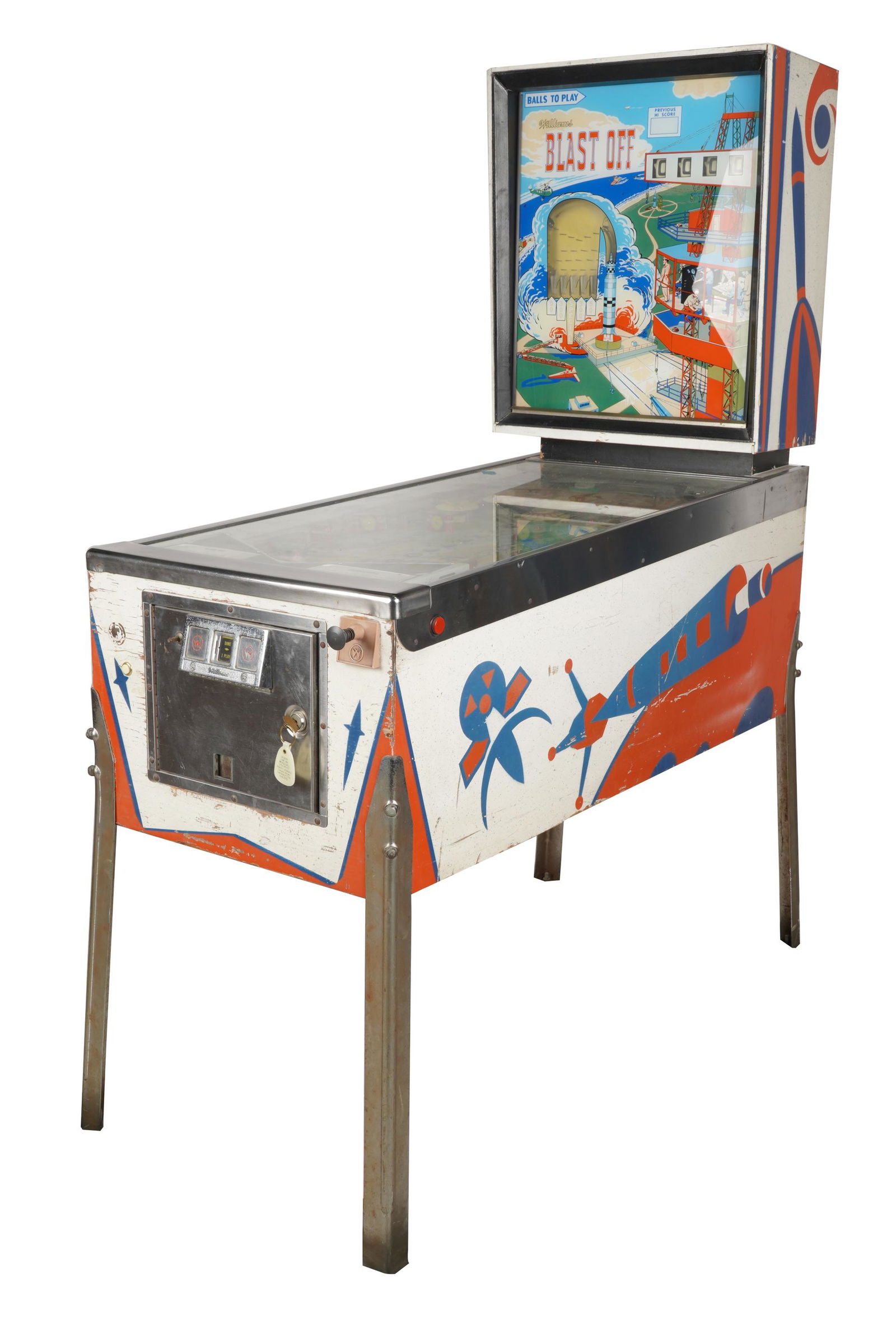 WILLIAMS "BLAST OFF" PINBALL MACHINE (1 of 11)