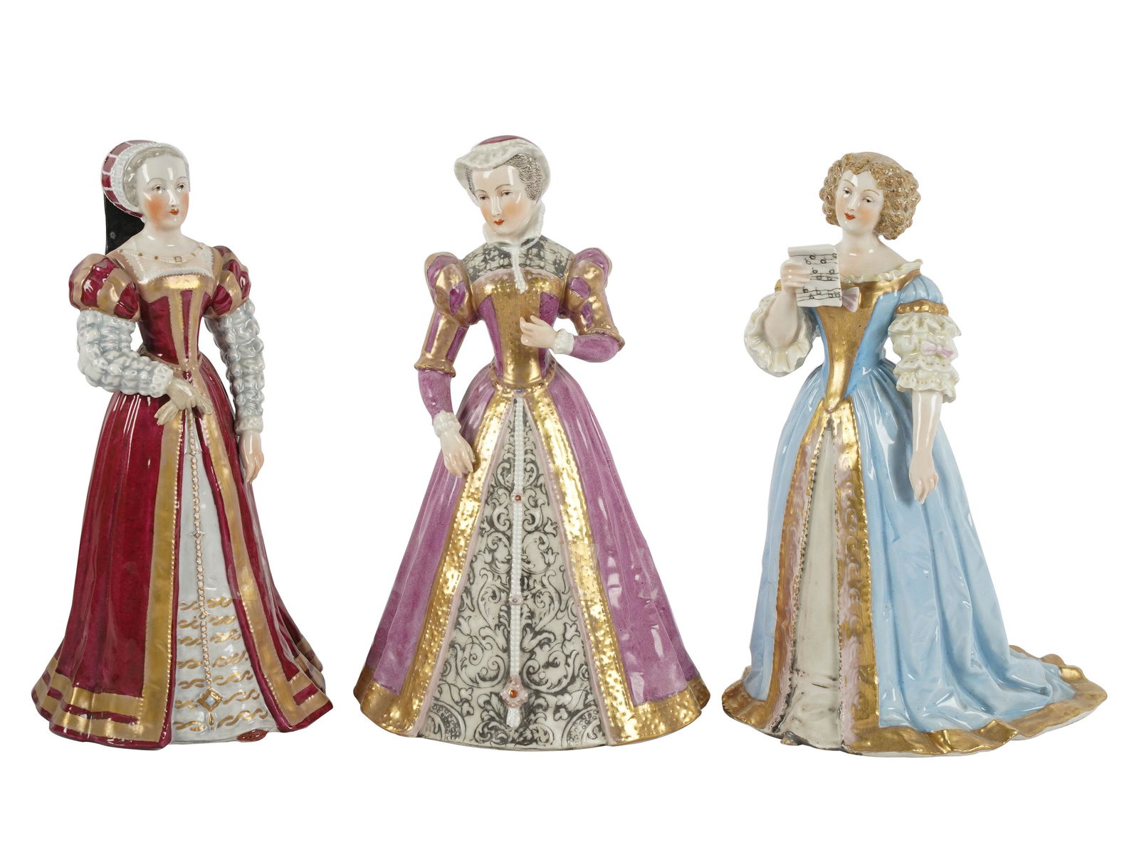 THREE SEVRES PORCELAIN FIGURES (1 of 10)