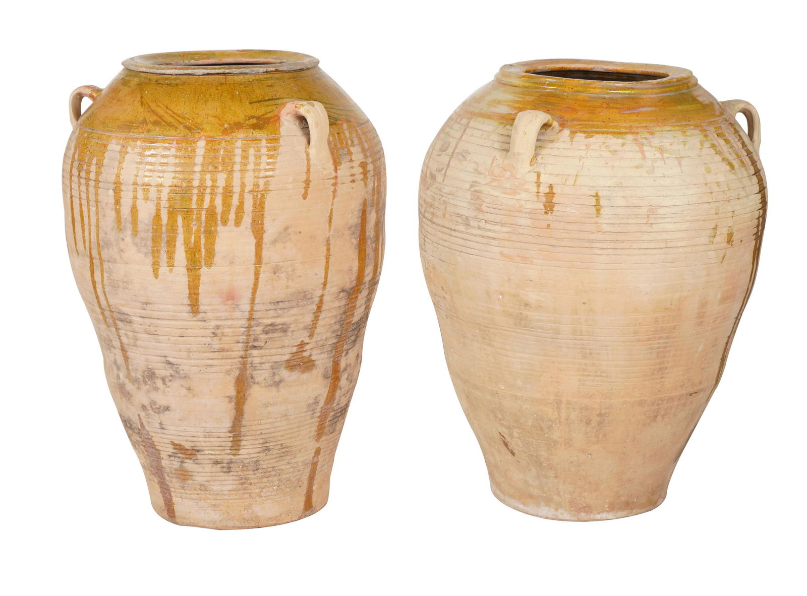 PAIR OF LARGE TERRACOTTA JARS (1 of 10)