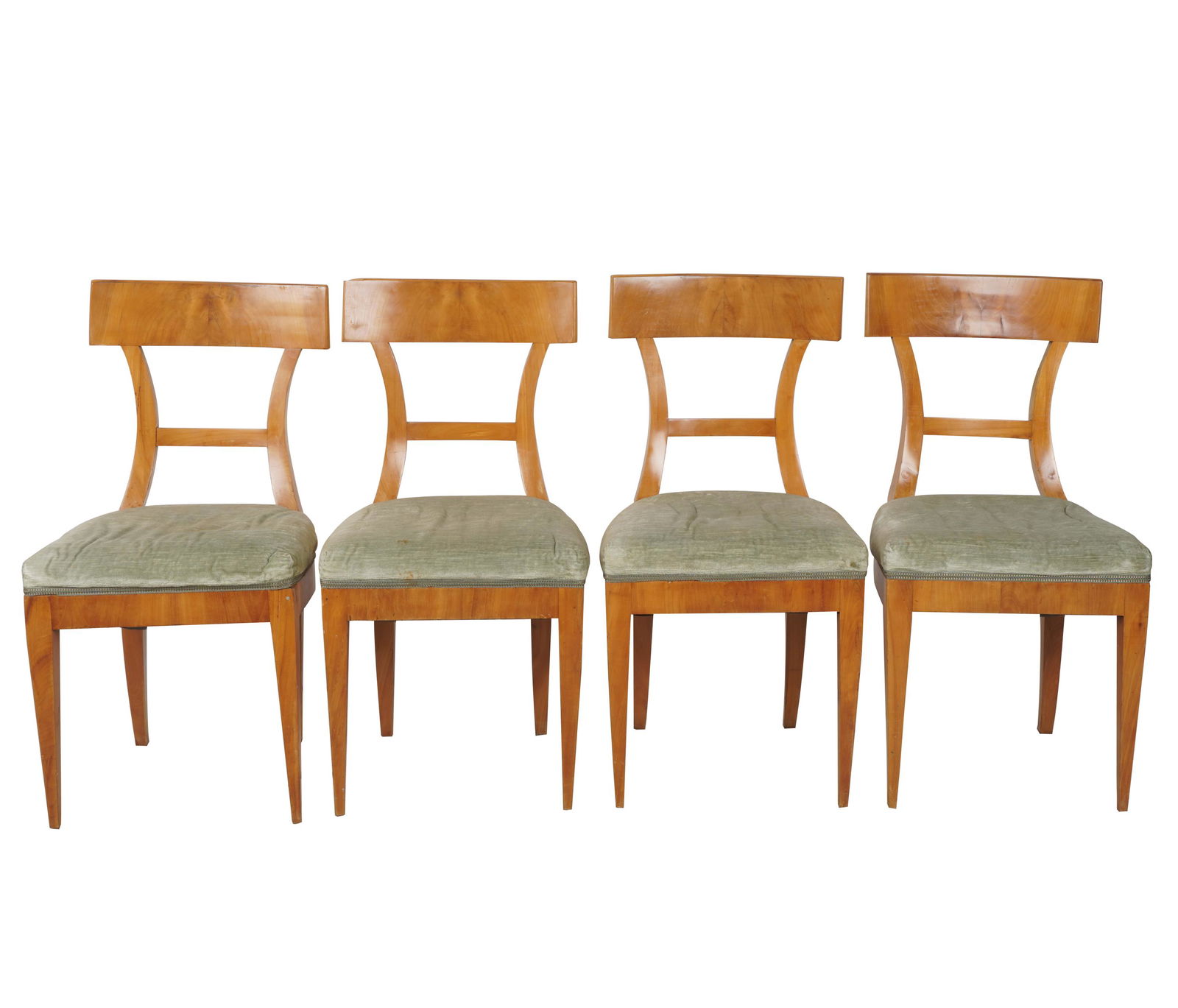 FOUR BIEDERMEIER-STYLE SIDE CHAIRS (1 of 10)
