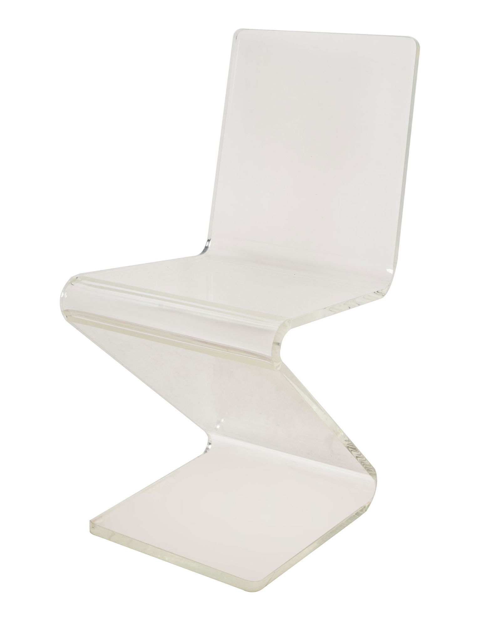LUCITE ZIG ZAG CHAIR (1 of 7)
