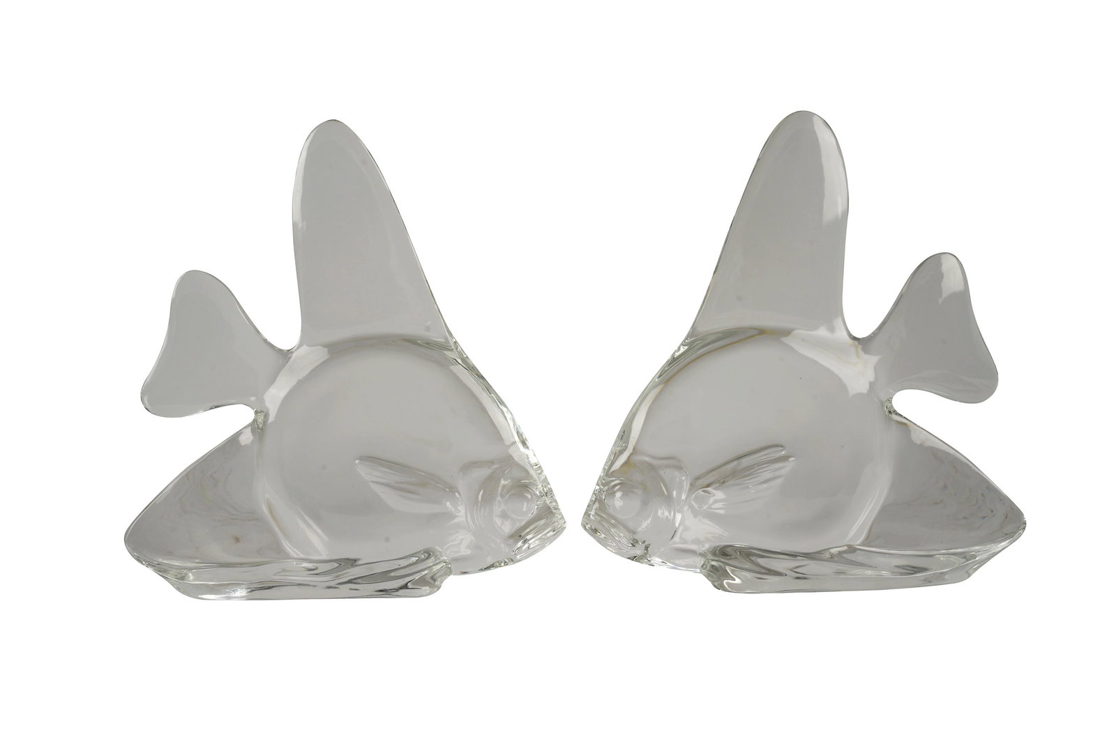 PAIR OF STEUBEN GLASS FISH FIGURES (1 of 7)