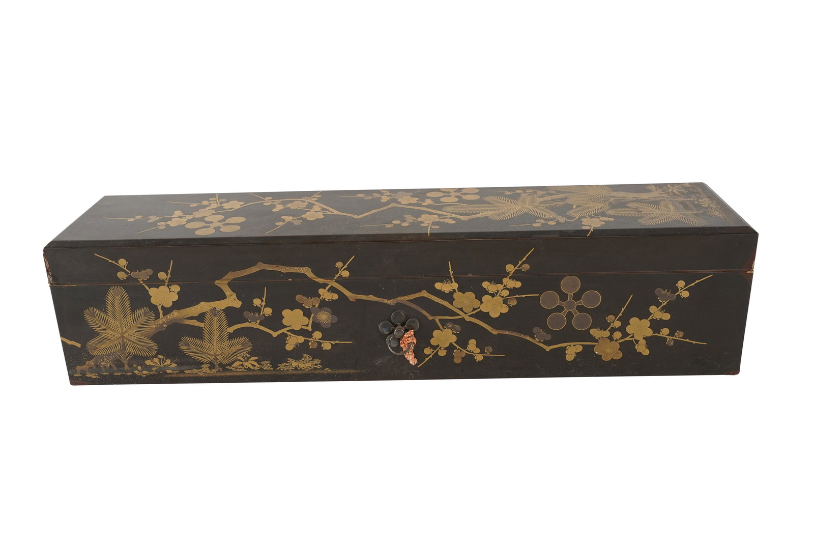 JAPANESE LACQUERED SCROLL BOX (1 of 10)