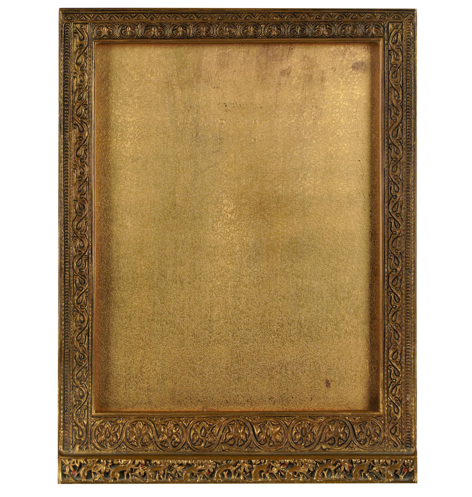 TIFFANY STUDIOS GILT BRONZE PICTURE FRAME (1 of 7)