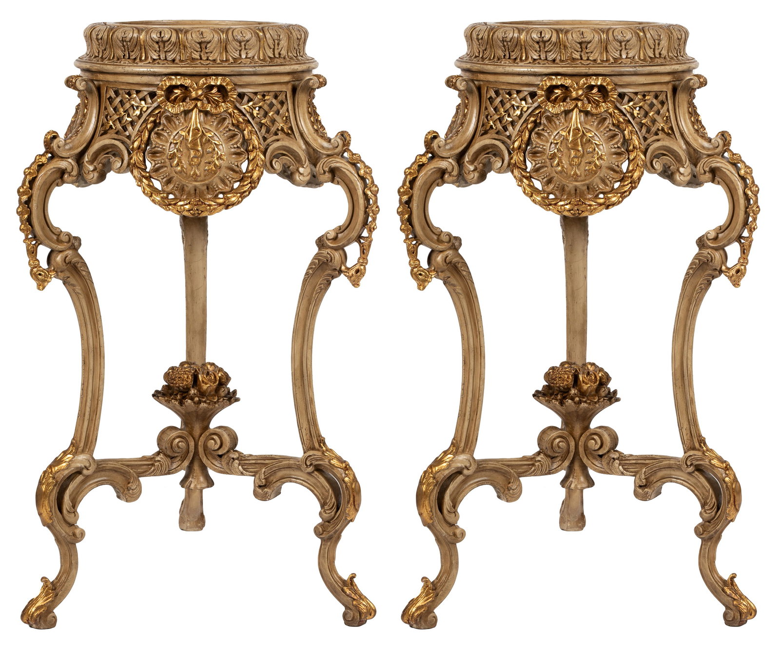 PAIR OF LOUIS XV STYLE PLANTERS (1 of 12)