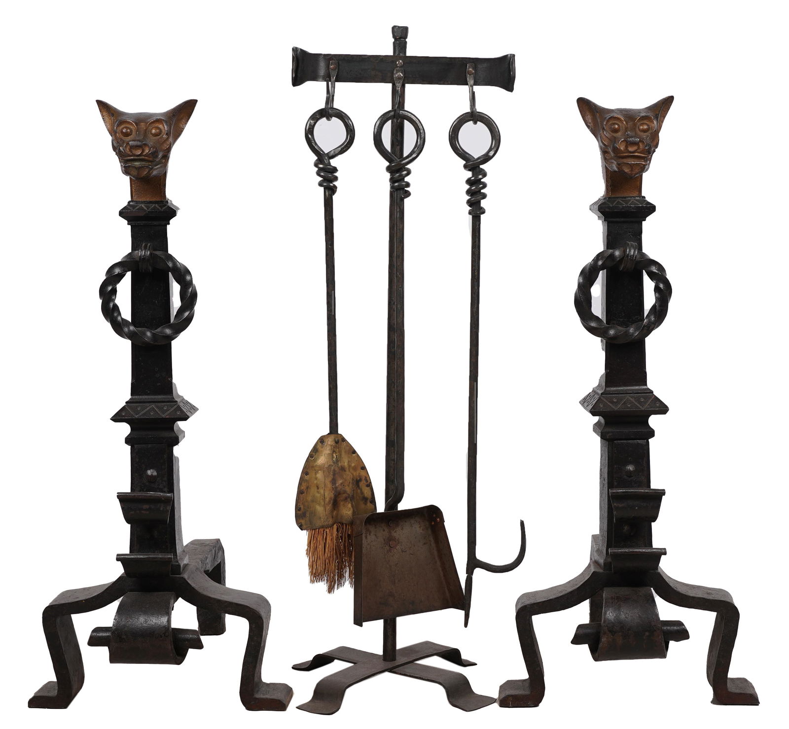 DON RICKLES FIREPLACE SET (1 of 9)