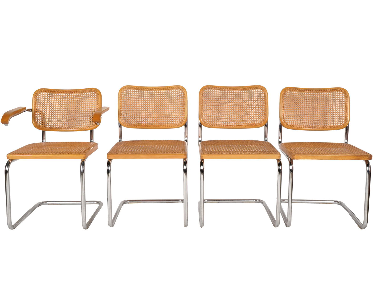 FIVE MARCEL BREUER FOR KNOLL "CESKA" DINING CHAIRS (1 of 11)