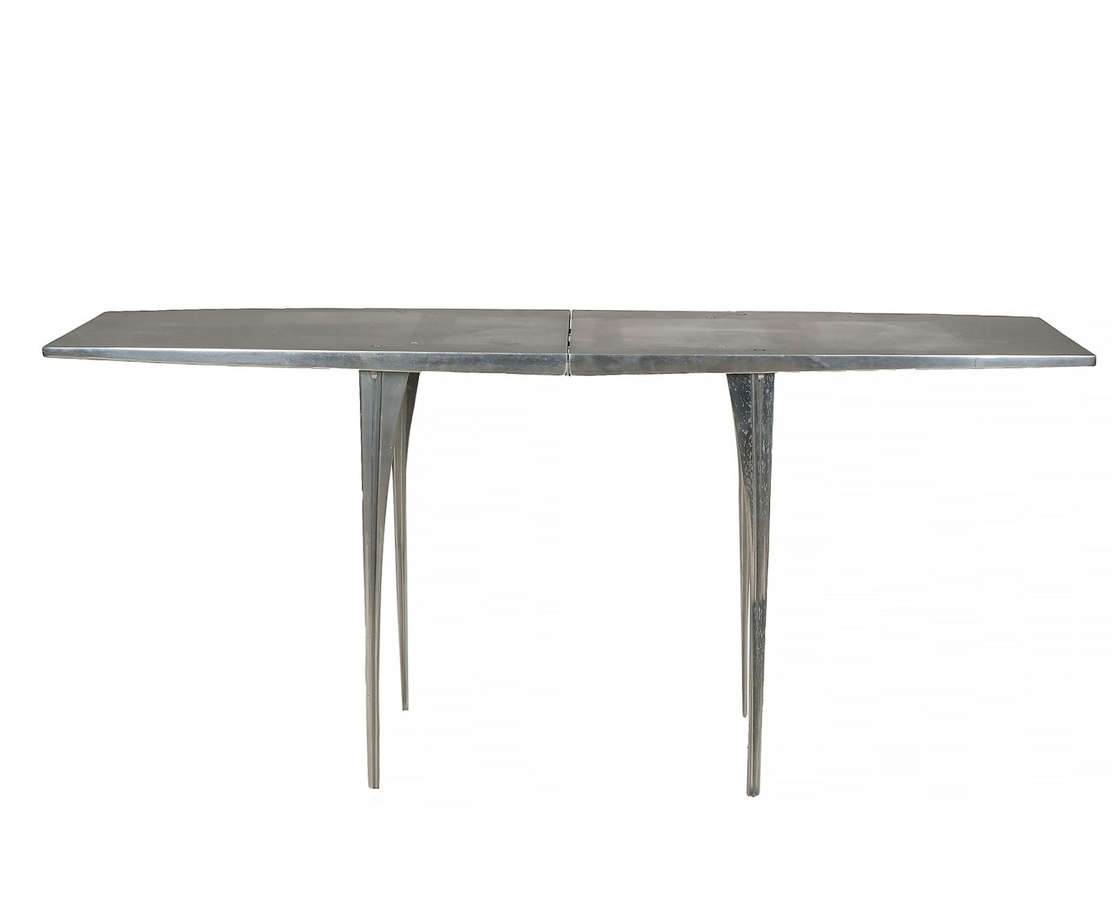 POLISHED METAL SOFA TABLE (1 of 6)