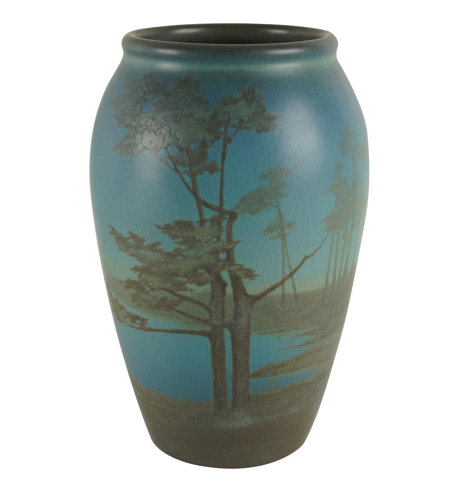 ROOKWOOD POTTERY SCENIC VASE (1 of 8)