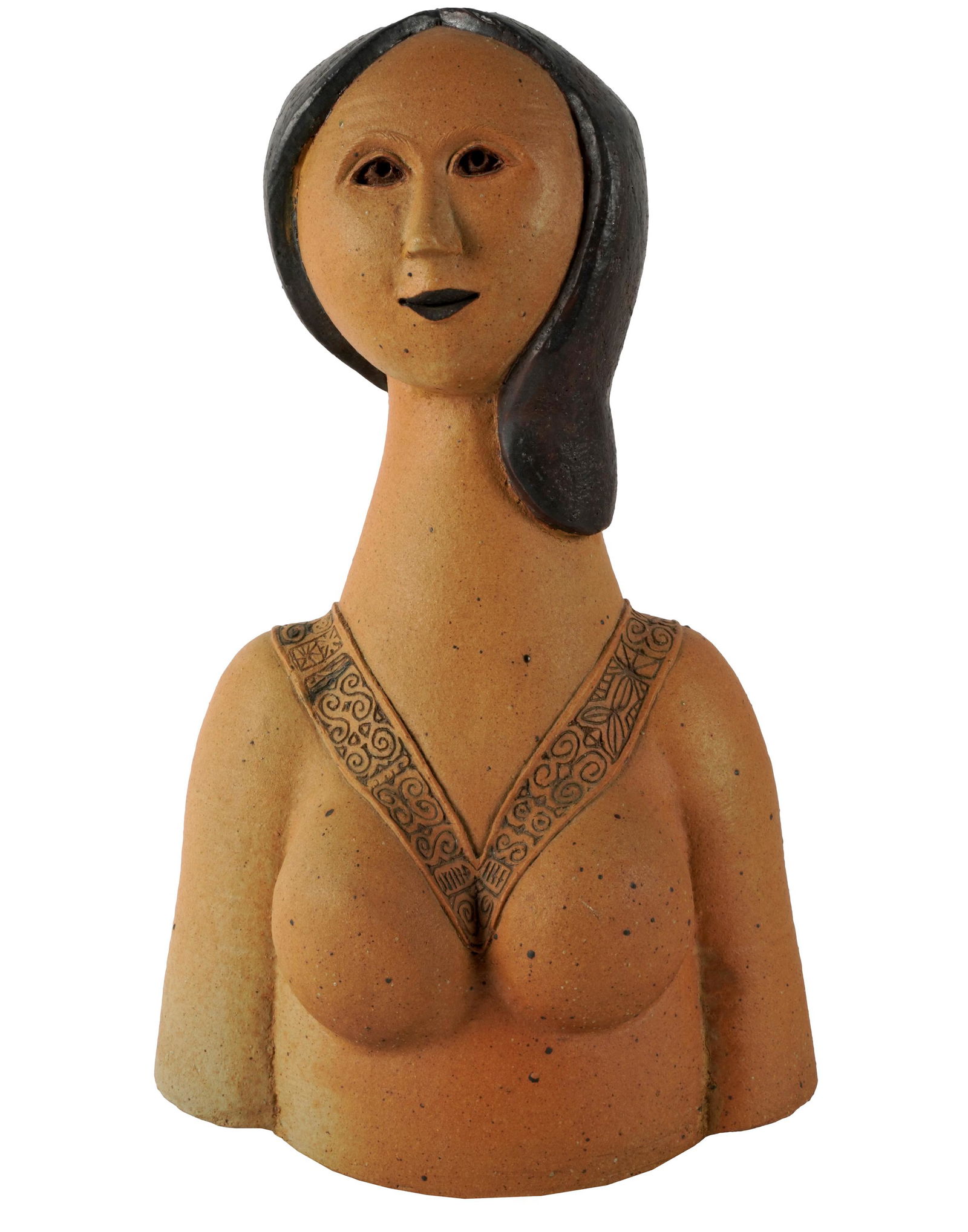 CLIFF STEWART (20TH CENTURY):  BUST OF A WOMAN (1 of 8)