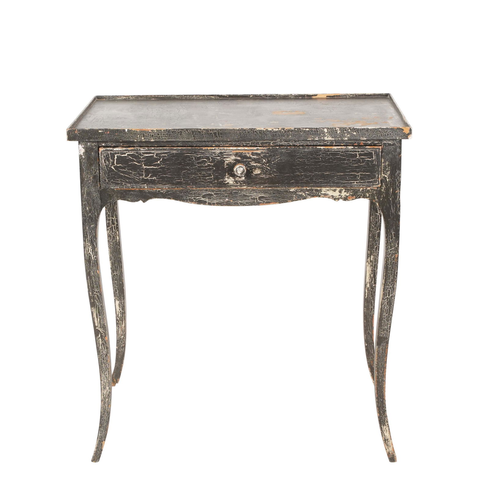 PROVINCIAL-STYLE PAINTED WOOD END TABLE (1 of 6)